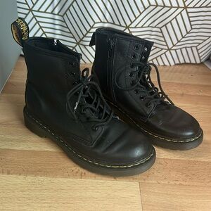 Dr. Martens side zip leather boot size 2